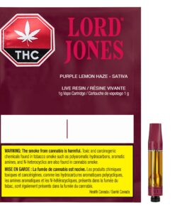 Lord Jones - Live Resin Purple Lemon Haze Cartridge