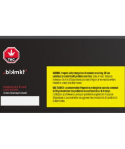 Blk Mkt - Pineapple Pure Live Resin 510 Cartridge