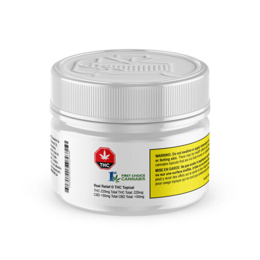 First Choice Cannabis Products Co. Ltd. : REAL RELIEF THC TOPICAL